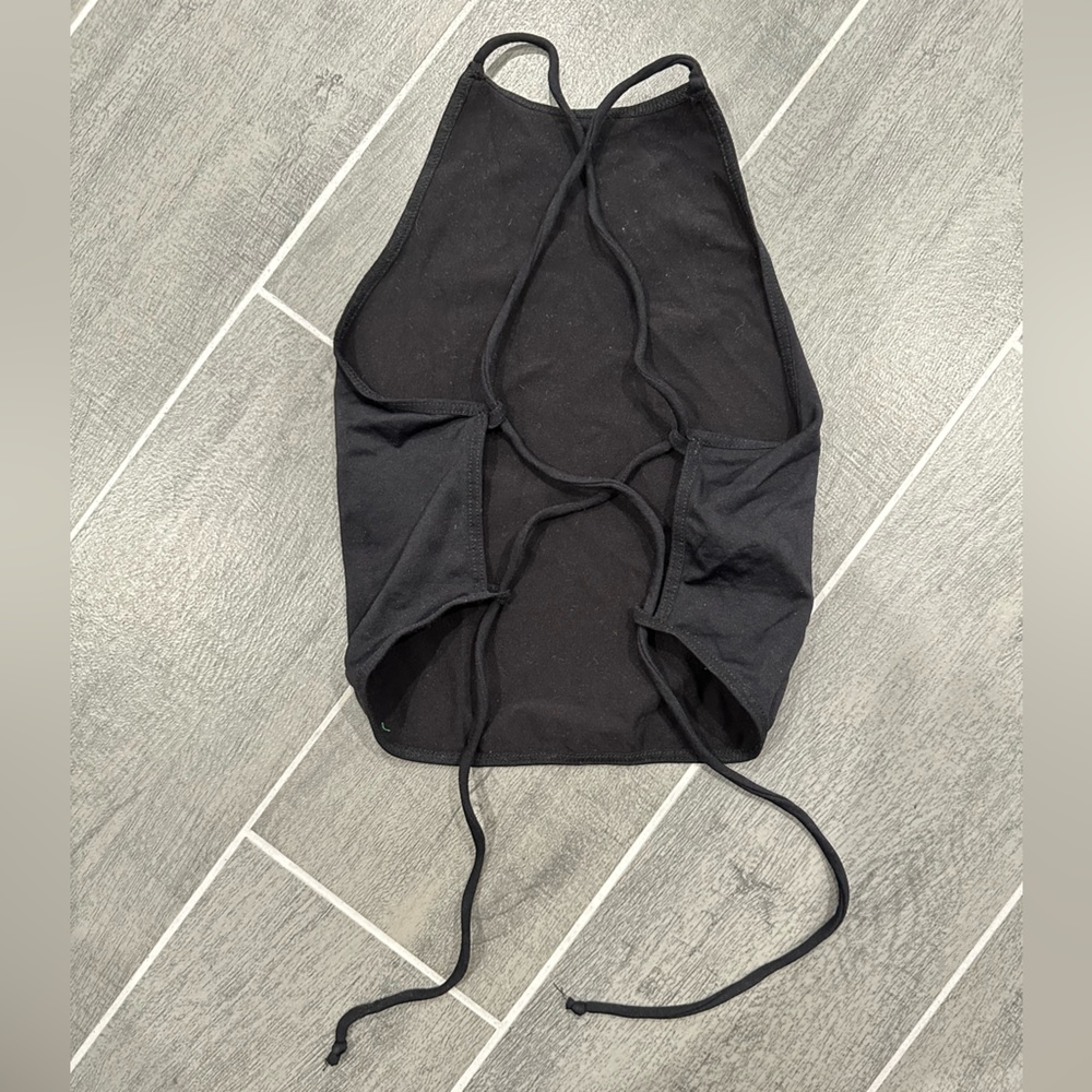 Free People Intimately Lace Up Backless Crop Top